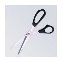 義春刃物　ステンレスハサミ　ブラック　T-240　1個　（直送品）