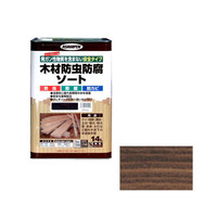 アサヒペン　AP　木材防虫防腐ソート　14L　ブラウン　9011618　（直送品）