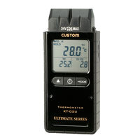 カスタム　デジタル温度計2ch　KT-02U　（直送品）