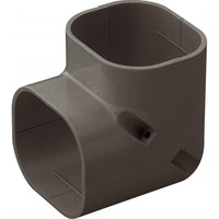 因幡電機産業 立面コーナー90° LDCー90 茶 LDC-90-B 1セット(10個)（直送品）