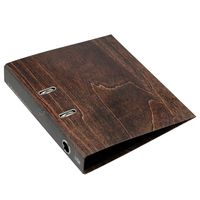 エトランジェ・ディ・コスタリカ A4レバーファイル55［WOOD］ブラウン WOOD-01-03 4冊（直送品）