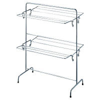 山崎産業 タオル掛 12枚干し 6WHS-CR 1箱(2台入) 02-2646-01（直送品）