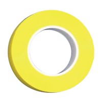 名優 器材識別用カラーテープ 黄 T-125 1個 24-3403-00-05（直送品）