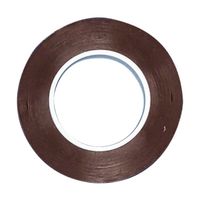 名優 器材識別用カラーテープ 茶 T-125 1個 24-3403-00-08（直送品）