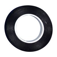 名優 器材識別用カラーテープ 黒 T-125 1個 24-3403-00-09（直送品）