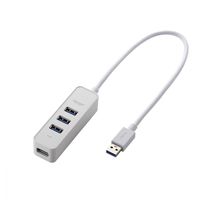 USBハブ USB3.0 4ポート マグネット バスパワー ホワイト U3H-T405BWH エレコム 1個