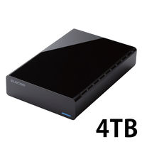 HDD 外付け 4TB USB3.0 テレビ対応 ブラック ELD-CED040UBK エレコム 1個