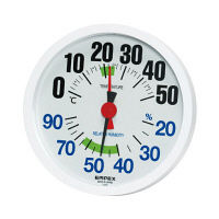 エンペックス気象計 温湿度計ルシード TM-2671 1箱（4個入） 23-7889-00（直送品）