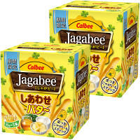 カルビー　じゃがビー（Jagabee）　しあわせバター80g　1セット（2箱入）