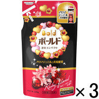【アウトレット】P&G ボールド濃蜜コンパクト ルビーフローラルの香り つめかえ用320g 1セット(3個：1個×3)