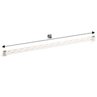 【サイズ＆カラー・オーダーシステム】ホームエレクター　オーダーハンガーレール　アイボリー　幅850mm　1本　（直送品）