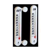 温度計　プチサーモ　ツイン　室内・室外　72957　1セット（10個）　シンワ測定　（直送品）