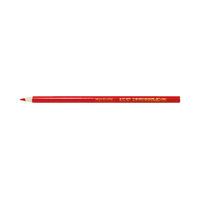 工事用　鉛筆型クレヨン　赤　3本入　78440　1セット（10個）　シンワ測定　（直送品）