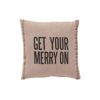 東谷　クッション　TTC-335BR　ブラウン　1個　（直送品）