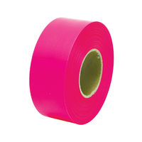 マーキングテープ　30mm×50m　蛍光ピンク　73798　1セット（10個）　シンワ測定　（直送品）