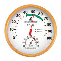 温湿度計 丸型 シンワ測定