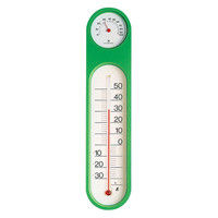 温湿度計　PCオーバル　M-2　グリーン　スリーブパック　72615　1セット（10個）　シンワ測定　（直送品）
