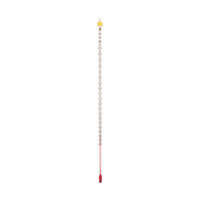 シンワ測定 棒状温度計　Hー2S　アルコール　0～200℃　30cm 72747 1セット（20個）