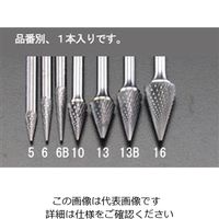 エスコ 12x19mm/ 6mm軸 超硬カッター EA819JD-13 1セット(2本)（直送品）