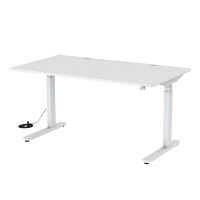 サンワサプライ　電動上下昇降デスク　ERD-M14080　幅1400×奥行800×高さ630～1280mm　1台　（直送品）