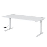 サンワサプライ　電動上下昇降デスク　ERD-M18080　幅1800×奥行800×高さ630～1280mm　1台　（直送品）