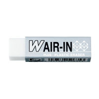 消しゴム Wエアイン ホワイト 1セット（15個） ER-060WP プラス（直送品）