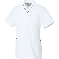 明石スクールユニフォームカンパニー ユニセックスVネックスクラブ ネイビー L UQM1525 1枚　スクラブ