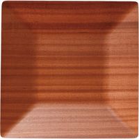 器望 トレー ウッドスタイルマホガニー角型26cmトレー [2個入] kbu-0450650010（直送品）