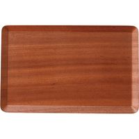 器望 トレー ウッドスタイルマホガニー長角28cmトレー [2個入] kbu-0450650008（直送品）