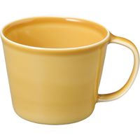 器望 マグカップ PrairieカップL マスタード [3個入] kbu-0502638007（直送品）