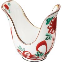 器望 珍味 赤絵花紋珍味 [2個入] kbu-0507117012（直送品）