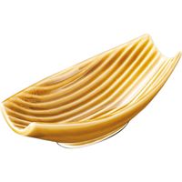 器望 小付 黄瀬戸しのぎ舟形小付 [5個入] kbu-0508106036（直送品）