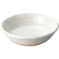 器望 中鉢 ネズミ志野５.０丸丼 [3個入] kbu-0509072019（直送品）