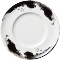 器望 中皿 水墨和禅 イングレ22cmリム丸皿 [2個入] kbu-0522614008（直送品）