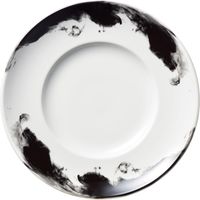 器望 大皿 水墨和禅 イングレ２８cmリム丸皿 [1個入] kbu-0522614010（直送品）