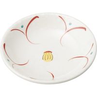 器望 小皿 粉引花だより玉渕2.8皿 [7個入] kbu-0523335032（直送品）