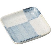 器望 角皿 市松正角小皿 [8個入] kbu-0523337020（直送品）