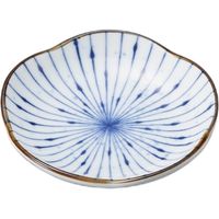 器望 小皿 吹墨十草３.０皿 [13個入] kbu-0524341004（直送品）