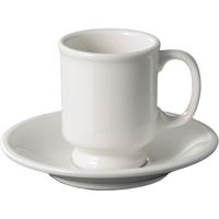 器望 カップ＆ソーサー ＮＢ厚口高台コーヒー碗皿 [3個入] kbu-0533733001（直送品）