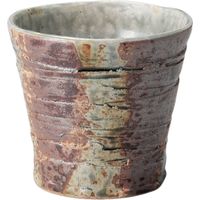 器望 焼酎カップ ミダレ乱線2色吹面取カップ [5個入] kbu-0545361003（直送品）