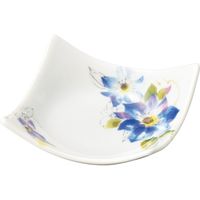 器望 角皿 青花四方上り皿 [6個入] kbu-0546139028（直送品）