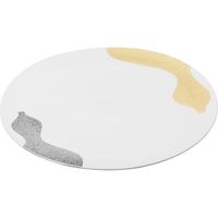 器望 大皿 ひさご金銀フラット皿-大 [1個入] kbu-0547272016（直送品）