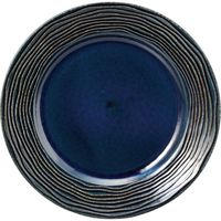 器望 大皿 グラヴェールアビスブルー27cmリムプレート [1個入] kbu-0547643016（直送品）