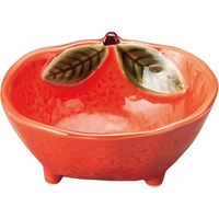 器望 小付 ゆず小付朱赤 [8個入] kbu-0549109032（直送品）