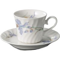 器望 カップ&ソーサー NB紫ランコーヒー碗皿 [3個入] kbu-0553730046（直送品）