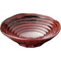 器望 盛鉢 赤天目流し８.０盛鉢 [1個入] kbu-0556019010（直送品）