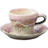 器望 カップ&ソーサー ピンクキネ形コーヒー碗皿 [1個入] kbu-0556736007（直送品）