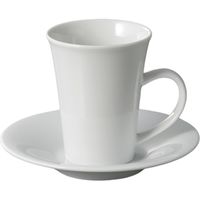 器望 カップ&ソーサー ラッパ手付スリムC/S [4個入] kbu-0568733007（直送品）