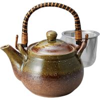 器望 土瓶 伊賀釉３号土瓶（カゴアミ付）（萬古焼） [2個入] kbu-0571472016（直送品）