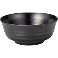 器望 丼重 黒 ６.０寸千段丼 [3個入] kbu-0576842026（直送品）